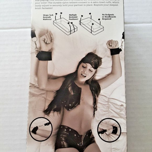 PIPEDREAM Wraparound Mattress Restraints Fantasy BDSM Bondage NIB - Picture 2 of 5